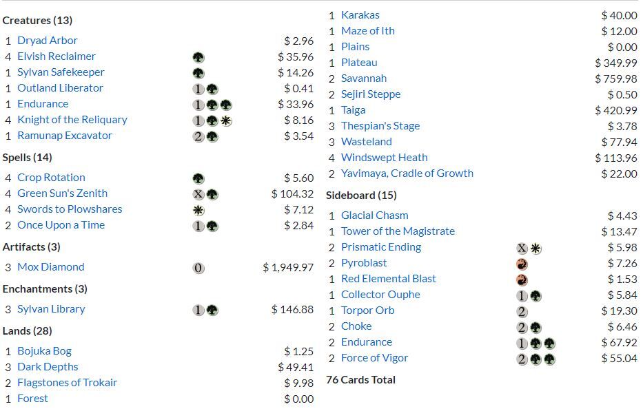 Deck Guide: Legacy GW Reclaimer